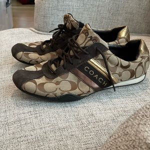 Coach sneakers. Size 9.